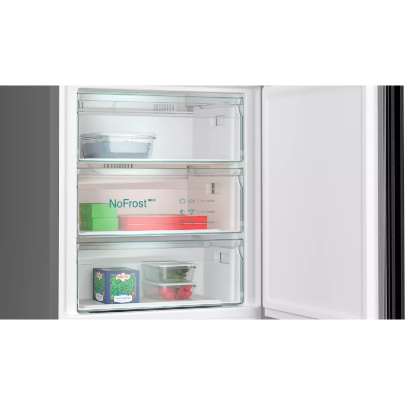 Siemens KG49NAXCF fridge-freezer Freestanding 440 L Stainless steel