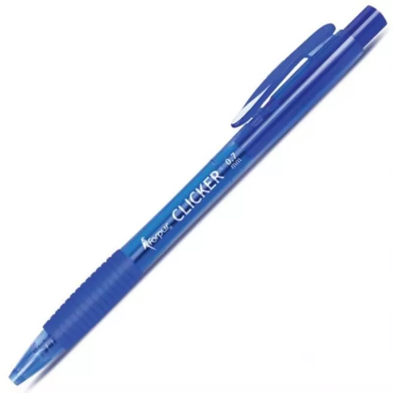 Ball pen Forpus Clicker, 0.7mm, Blue 1203-004