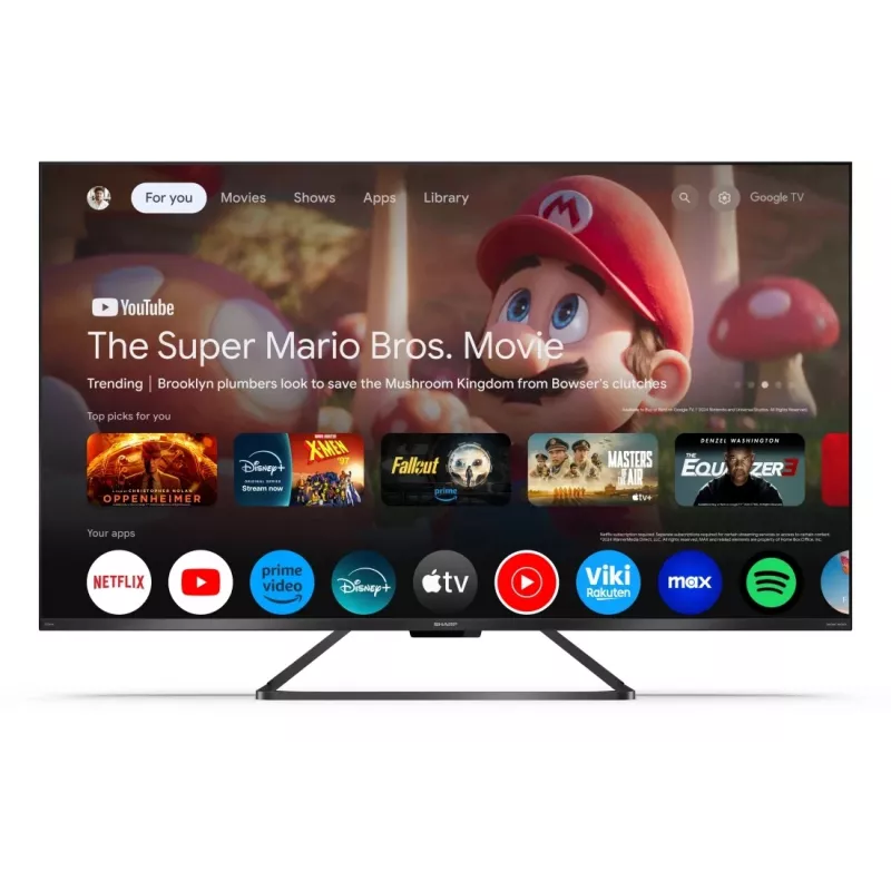 Sharp 50GR8265E 127 cm (50 inch) 4K Ultra HD Smart TV Black