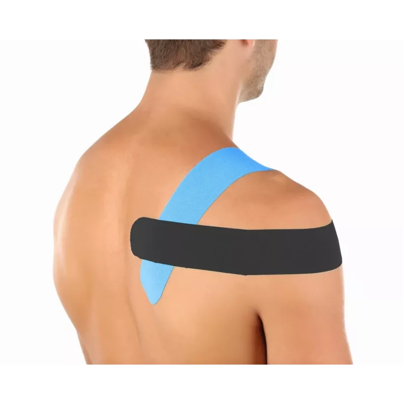 Kinesio tape MDH DRQR5C4FGX5XP — elastic cotton kinesiology tape 5 m × 50 mm, beige