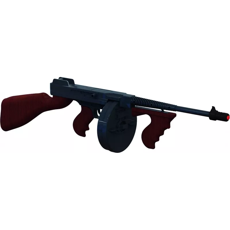 Pulio metal gangster pistol 155132/6 — spring-action toy pistol, metal construction, 8-round capacity