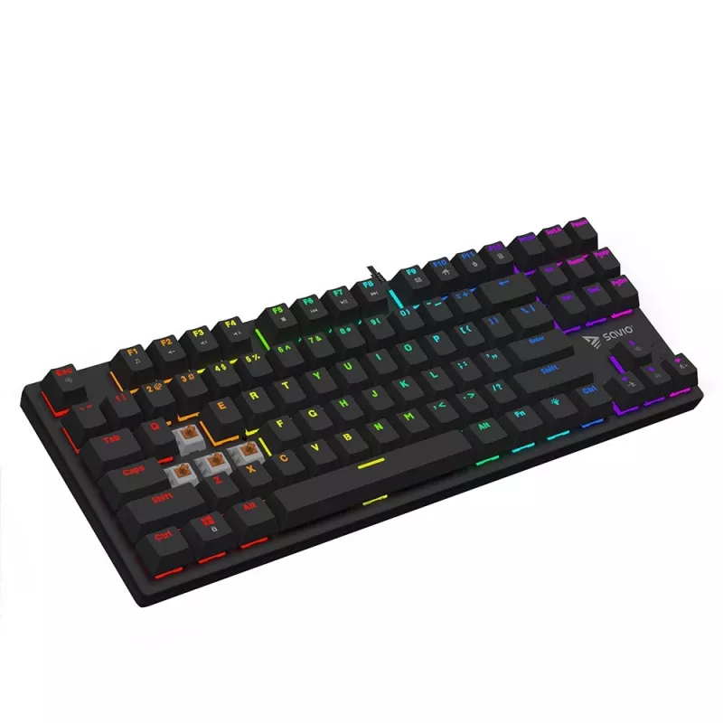 Savio Mechanical Keyboard RGB Tempest X2 Outemu Brown