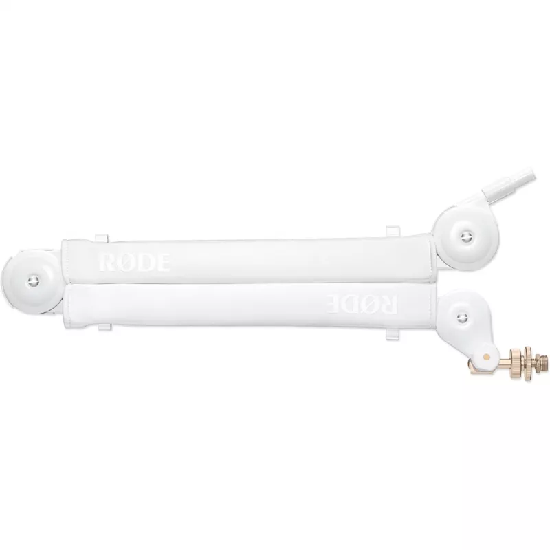 Microphone boom arm RØDE PSA1 White — adjustable studio mount, 840 mm height, swivel mount, cable management