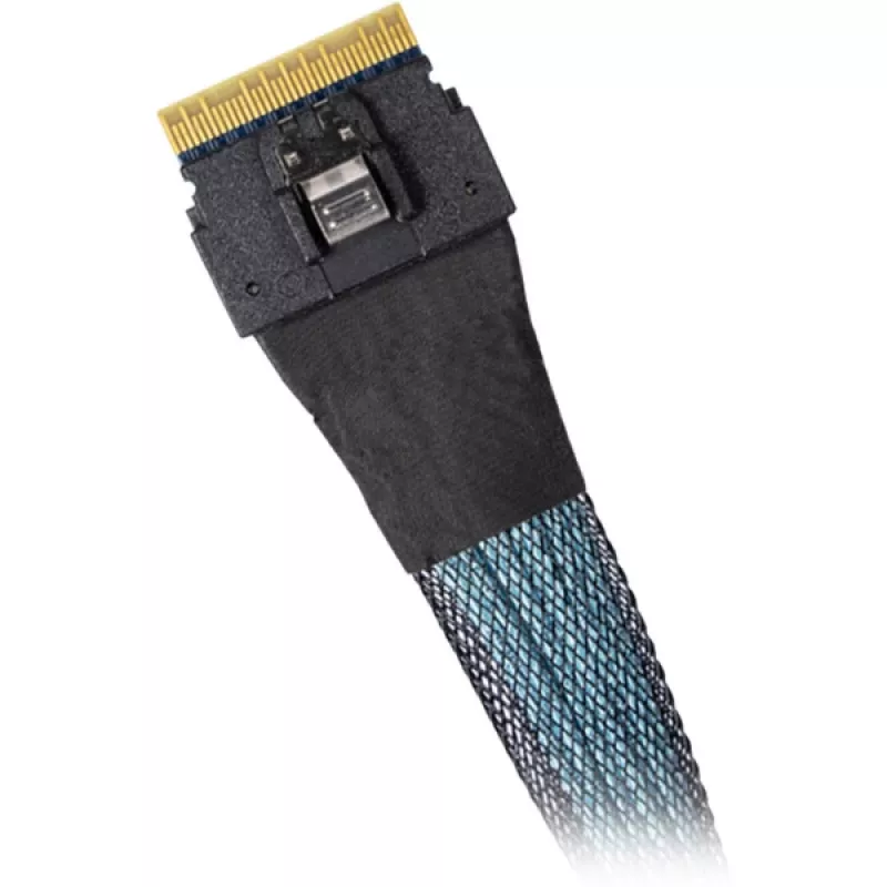 ICY DOCK - MB4026L-B - SlimSAS 4i SFF-8654 to OCuLink 4i SFF-8611 Cable  0,5m