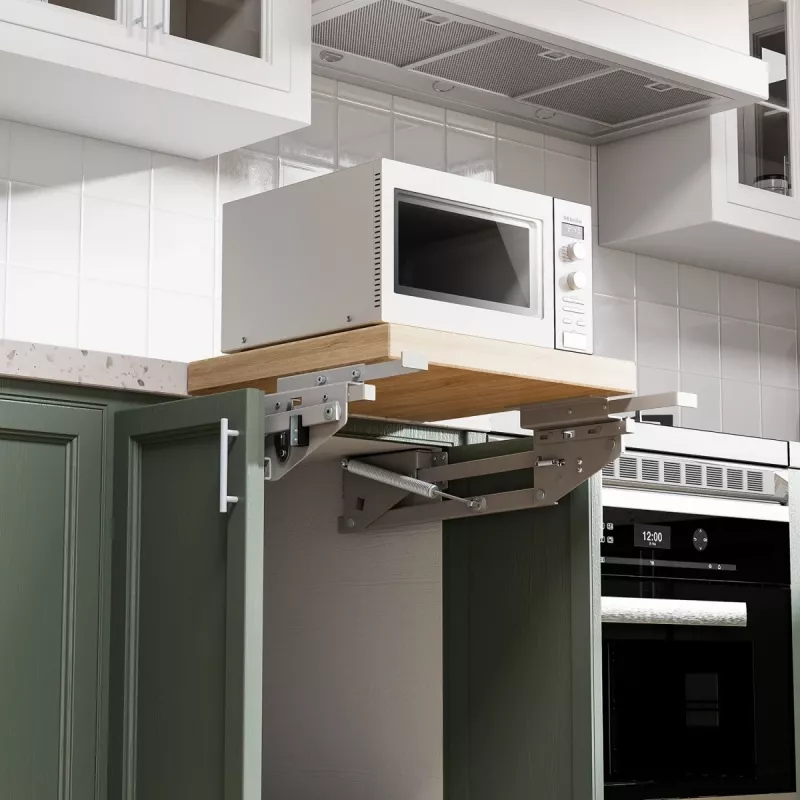 Kitchen cabinet extension MACLEAN MC-497 elevator for overhead cabinets, pull-up mechanism