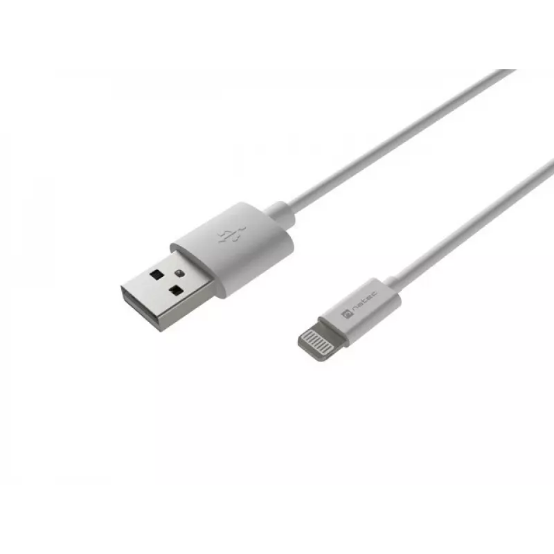 Cable Lightning (m)->USB-a(m) 2m Mfi Prati White Natec NKA-2149