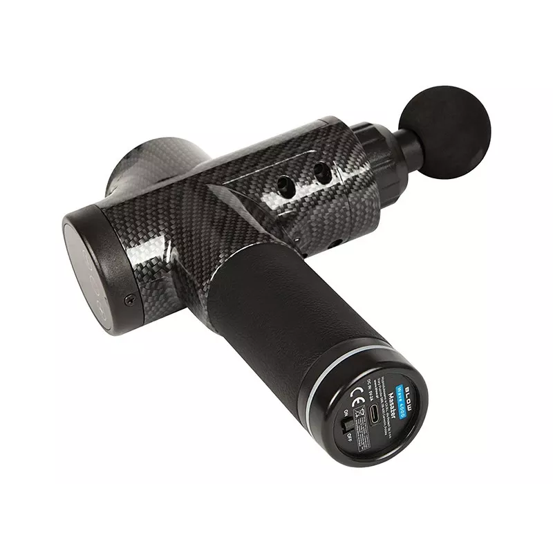 Handheld percussive massage gun BLOW Wave 4000 model 44-340# — 32 intensity levels, 2200 mAh battery, USB-C