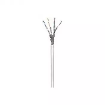 Wentronic Goobay CAT 6 Network Cable, S/FTP (PiMF), Grey, 100 m - CCA Copper Mix, AWG 27/7 (stranded), LSZH (93954)