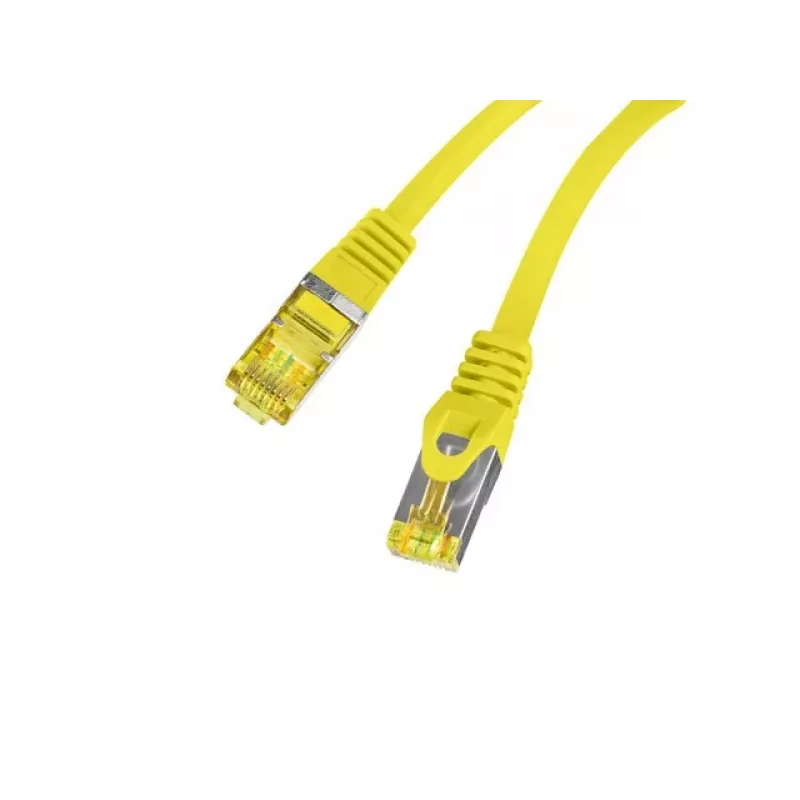 Networking cable Lanberg PCF6A-10CU-0025-Y RJ-45 Cat6a 0.25 m Yellow