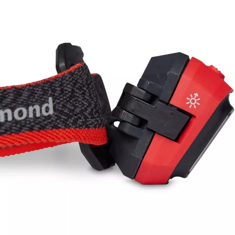 Black Diamond Storm 450 Black, Red Headband flashlight