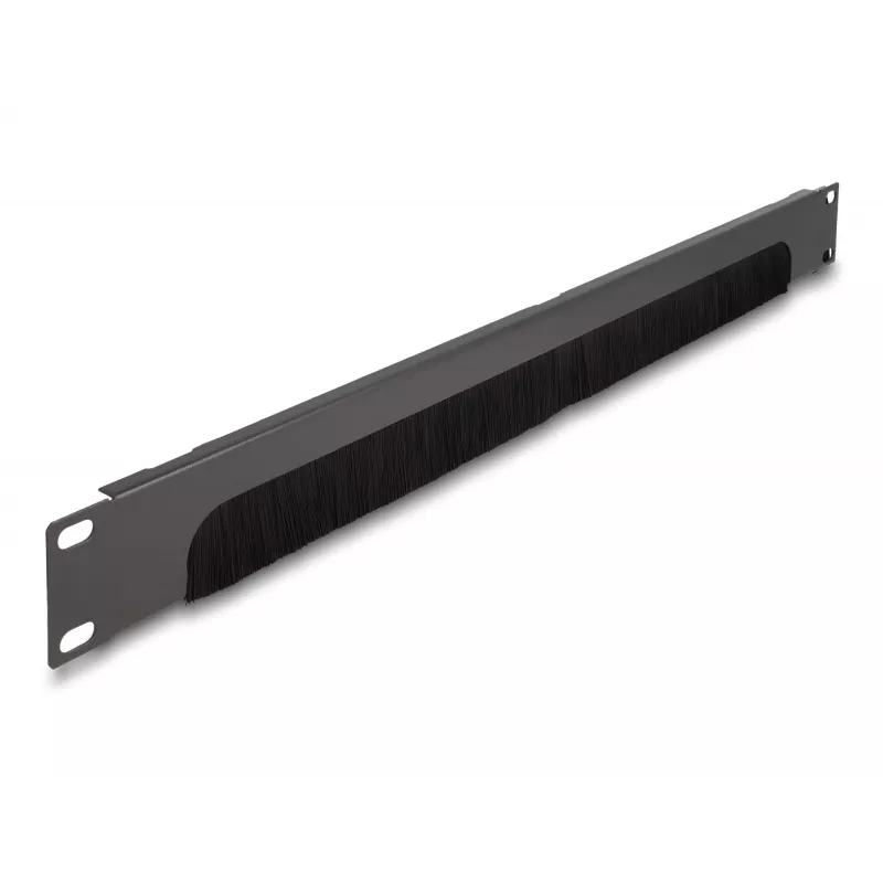 Brush panel DeLOCK 66750 Grey Metal Nylon 19 inch