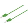 VOLTCRAFT Test Lead [Plug 4 mm - Plug 4 mm] 1 m Green MSB-300 (MSB-300-1-GR)