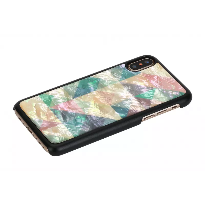 Smartphone case iKins for iPhone XS / iPhone XS Mosaic Black