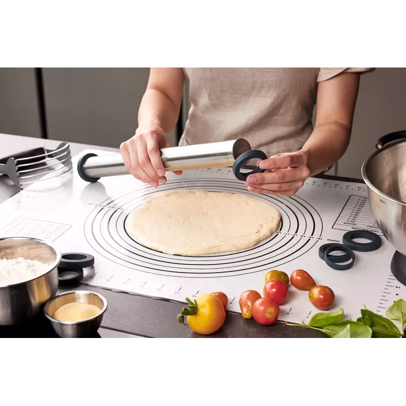 Silicone and stainless steel GEFU Rego kitchen mat 397×55×55 mm smooth surface