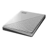 WD My Passport Ultra for Mac WDBKYJ0020BSL - Hard Drive - encrypted - 2 TB - external (Portable) - USB 3.0 (USB-C Connector) - 256-Bit-AES - Silver