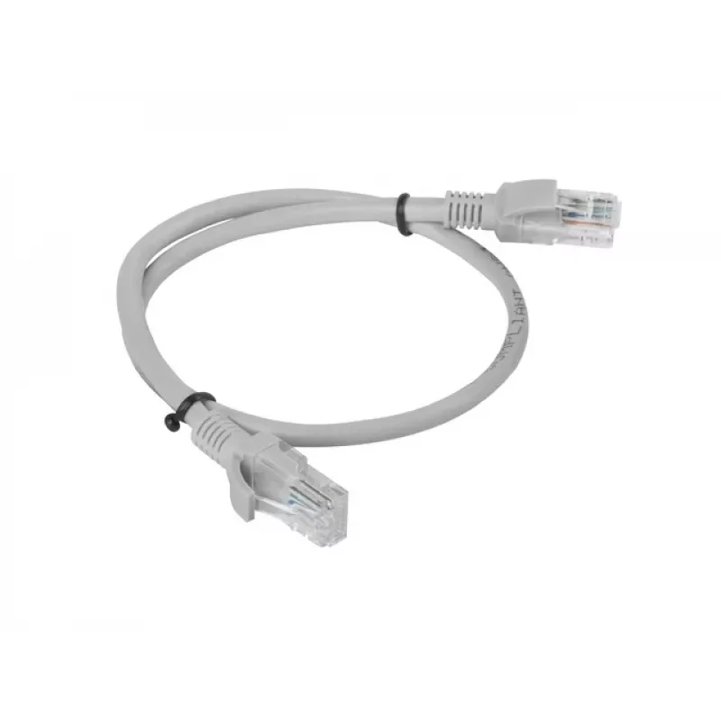 Networking cable Lanberg PCU6-10CC-0050-S RJ-45 Cat6 0.5 m Grey