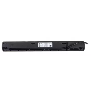 power strip with switch : 8 outlets, cable of 1,5 M, black