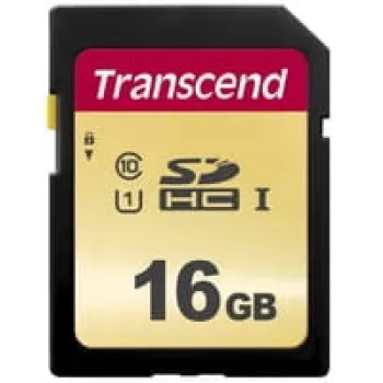 Flash Memory Transcend 16GB SDHC UHS-I 500S