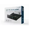 Case Accessory Front 3.5 PANEL/USB 2P FDI3-U3C-01 Gembrid