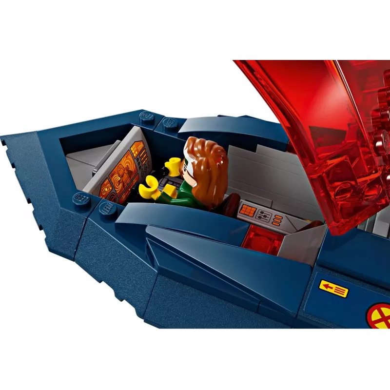 Construction Toy LEGO Marvel Super Heroes X-Jet 76281 with 5 minifigures
