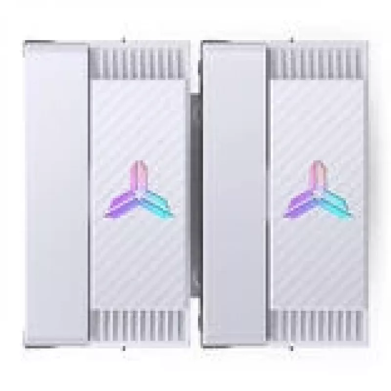 CPU cooler Jonsbo CR-3000E Dual-Tower ARGB White, dual-tower air cooler with ARGB lighting