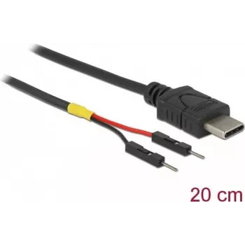 Power Cable DeLOCK 85419 0.2m 2-pin terminal block PoweredUSB