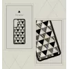 Protective phone case iKins for Samsung Galaxy S21+ — pyramid pattern, black