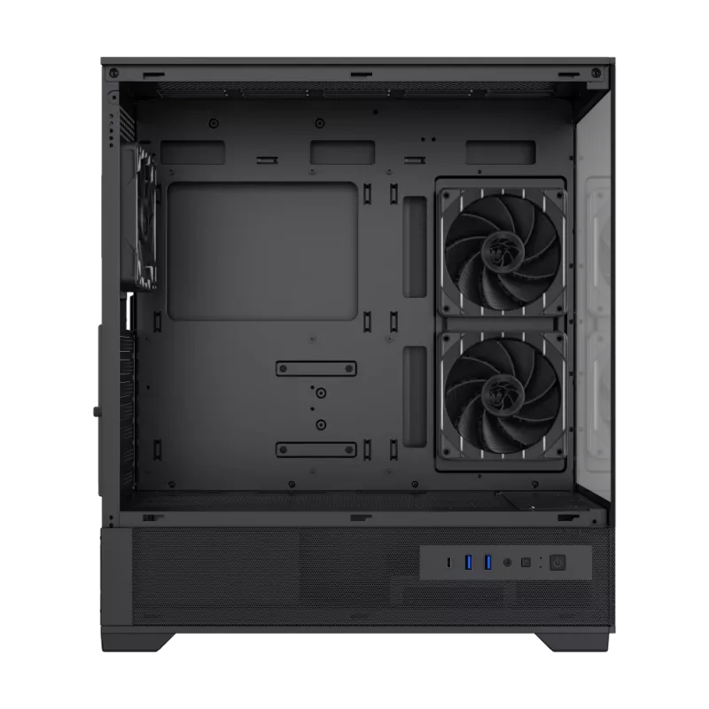 Gamemax Case | VISTA 2 AB | Black | Midi Tower | Power supply included No