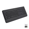 Logitech Signature K650 - Keyboard - Wireless - Bluetooth 5.1 - QWERTZ - Swedish - Graphite