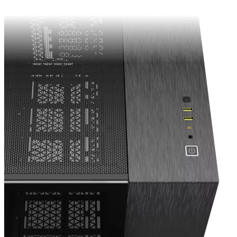 PC case Corsair CC-9011287-WW Midi Tower Aluminium, Black