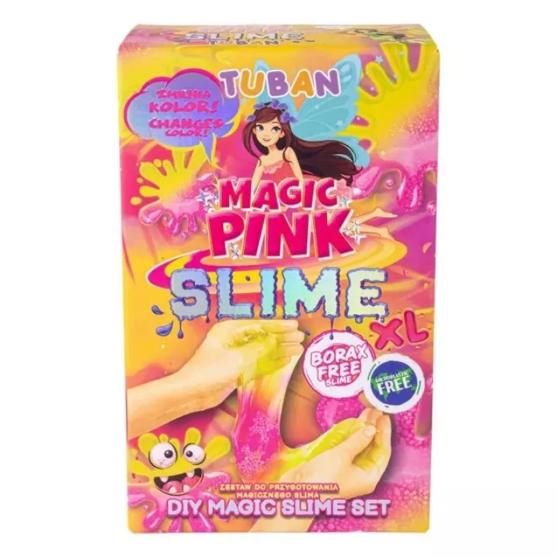 Slime DIY set TUBAN TU3569 — Magic Pink XL, non-toxic, safe for kids