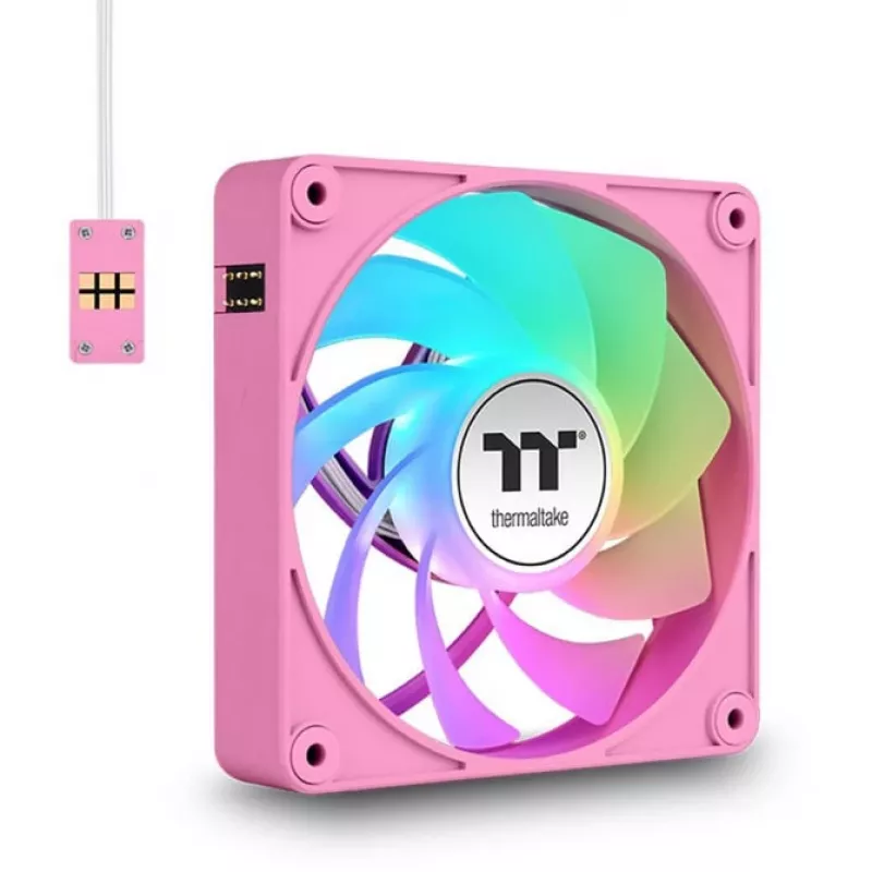 Fan THERMALTAKE CT140 EX Reverse ARGB Sync 140 mm, 500–1800 RPM, Pink, 3 pcs
