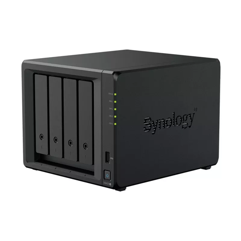 NAS storage server SYNOLOGY DS425+ — 4-bay, Intel Celeron J4125 2.0–2.7 GHz, 2 GB DDR4, 0 TB, 2.5GbE, 2 M.2 slots