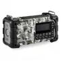 Portable emergency radio Sangean MMR-99 DAB+ with hand crank and solar charging, Artic Camo
