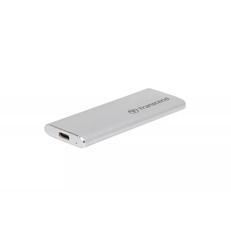Portable SSD Transcend ESD260C 500GB USB Type-C 3.2 Gen 2, Silver