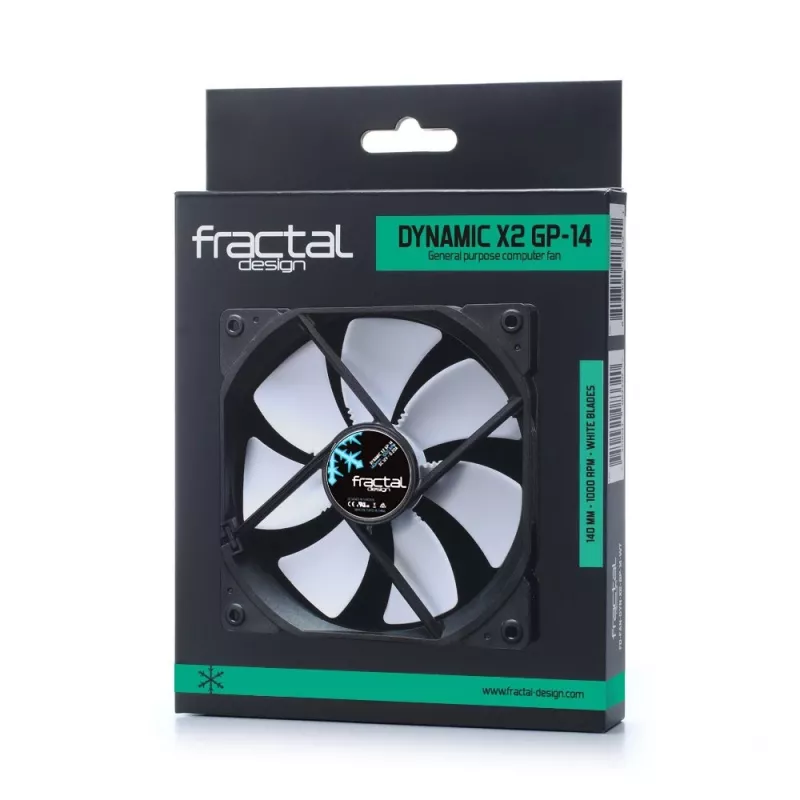 Fan Fractal Design Dynamic X2 14 cm Black White