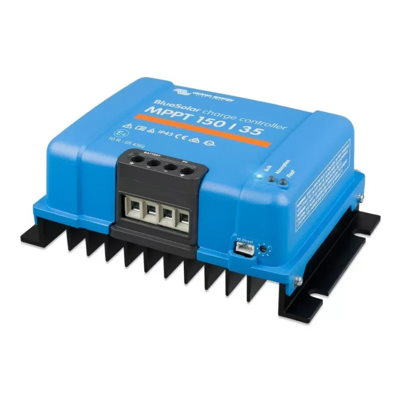 MPPT Solar Charge Controller BlueSolar 150/35 — 150V PV input, 35A charge current