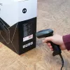 Handheld barcode reader QOLTEC 50863 — 1D/2D scanner, USB wired, LED sensor, black, 5V, 1.8 m cable