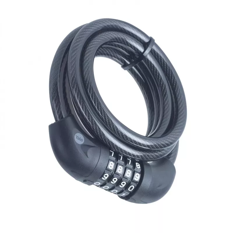 Bicycle cable with combination lock -YCC0/10/180/2 Black