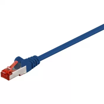 Wentronic Goobay CAT 6 Patch Cable, S/FTP (PiMF), Blue, 50 m - LSZH Halogen-Free, Copper (68276)