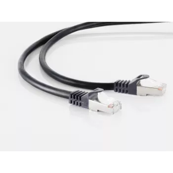 Ethernet patch cable ShiverPeaks CAT 7 0.25 m S/FTP, black