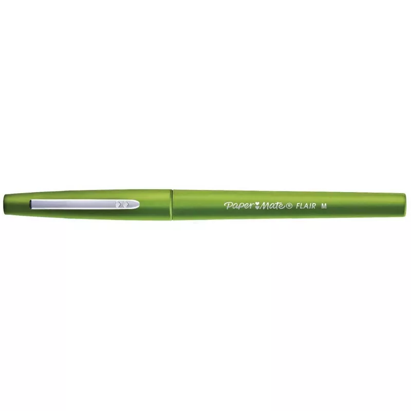 Felt pen Papermate Flair Original Medium Blue Green Orange Pink
