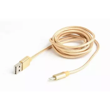 Lightning cable Cablexpert CCB-MUSB2B-AMLM-6-G 1.8 m Gold