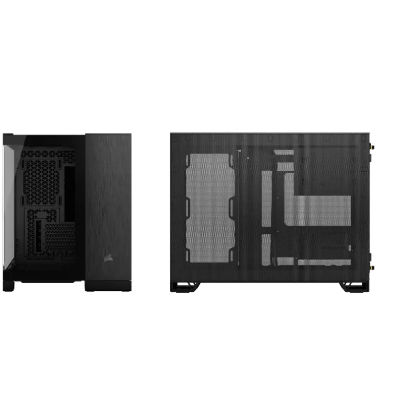 PC case Corsair CC-9011287-WW Midi Tower Aluminium, Black