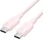 USB C to USB C cable Vention TRDP USB 2.0 2 m 0.48 Gbit/s 60 W Pink