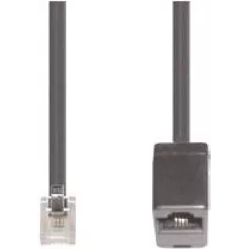 Telephone Cable e+p T 19 6 m Black