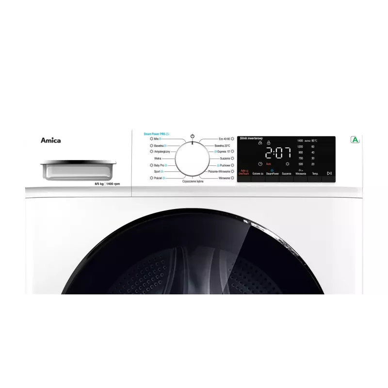 Washing-dryer AMICA A1WDS8514DLiStH 8kg load 1400rpm spin