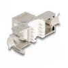 DeLOCK Keystone Module RJ45 jack to LSA Cat.6A toolfree with blue dust cover