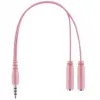 Deltaco GAM-030-P Headphones and Headset Wired Headband Gaming USB Type-A Pink (GAM-030-P)