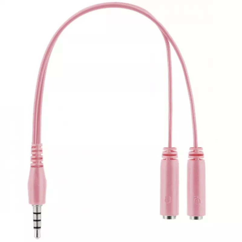 Deltaco GAM-030-P Headphones and Headset Wired Headband Gaming USB Type-A Pink (GAM-030-P)
